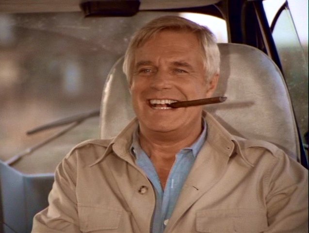 George Peppard The original ATeam's Col John Hannibal Smith